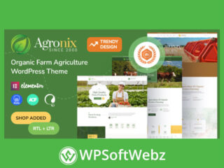 Agronix - Organic Farm Agriculture WordPress Theme + RTL
