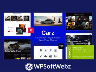 Carz - Car Dealer, Shop & Repair WordPress Theme