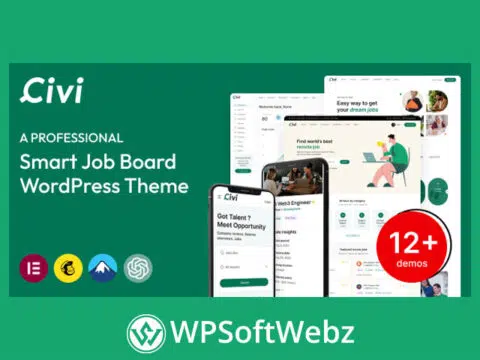 Civi - Job Board WordPress Theme