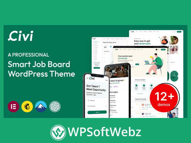 Civi - Job Board WordPress Theme