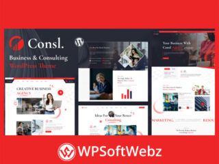 Consl - Consulting Business WordPress Theme