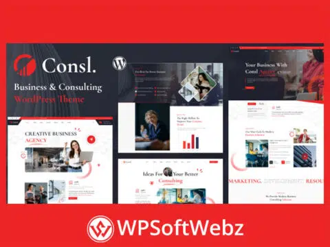 Consl - Consulting Business WordPress Theme
