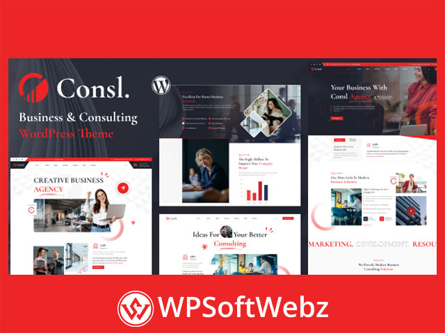 Consl - Consulting Business WordPress Theme