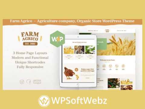 Farm Agrico | Agricultural Business & Organic Food WordPress Theme