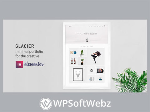Glacier - Minimal WordPress Portfolio Theme