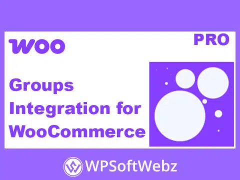 Groups Integration for WooCommerce