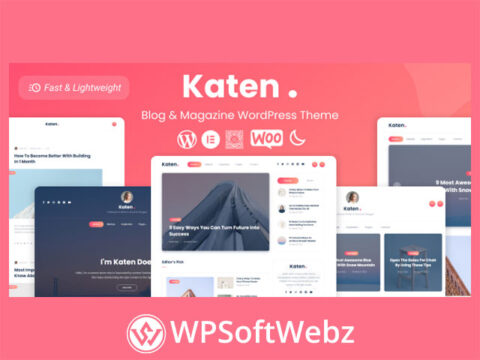 Katen - Blog & Magazine WordPress Theme
