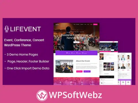Lifevent - Event Conference WordPress Theme