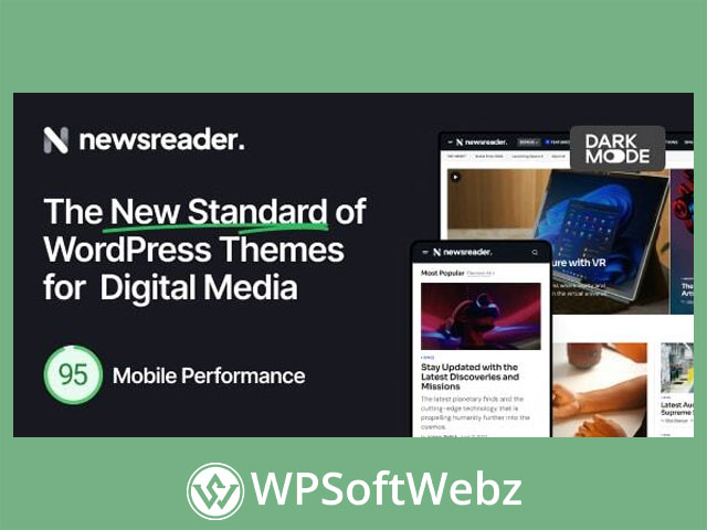 Newsreader - Revolutionary WordPress Theme for Digital Media
