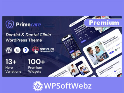 Primecare - Dentist & Dental Clinic WordPress Theme