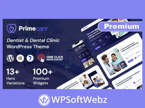 Primecare - Dentist & Dental Clinic WordPress Theme