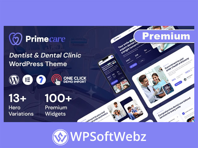 Primecare - Dentist & Dental Clinic WordPress Theme