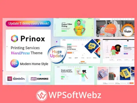 Prinox - Printing Services WordPress Theme