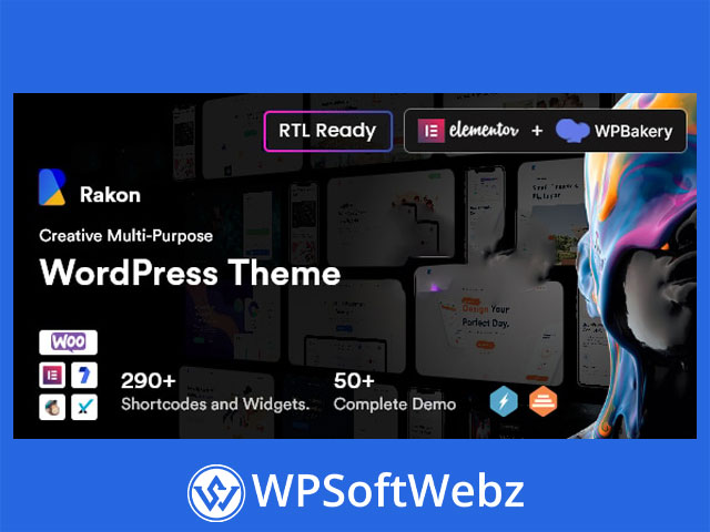 Rakon - Creative Multi-Purpose WordPress Theme