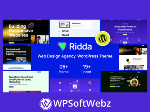 Ridda - Web Design Agency WordPress Theme