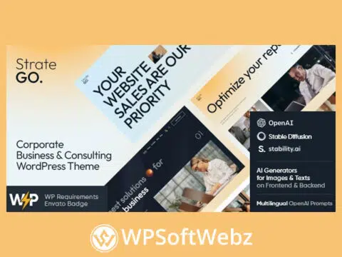 Stratego - Corporate Business & Consulting WordPress Theme