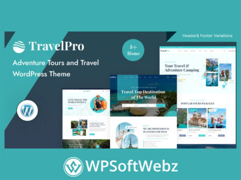 TravelPro - Adventure Tours and Travel Agency WordPress Theme