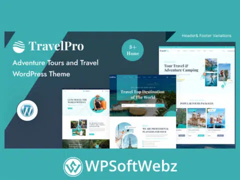 TravelPro - Adventure Tours and Travel Agency WordPress Theme