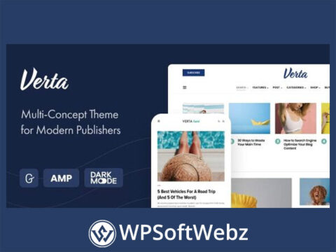 Verta - Multi-Concept WordPress Theme for Modern Publishers