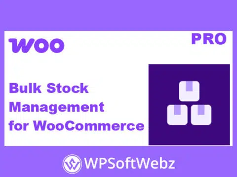 Bulk Stock Management for WooCommerce