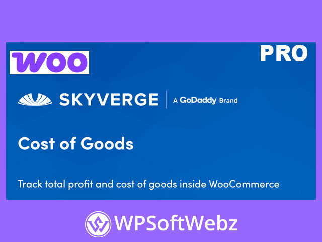 Cost of Goods for WooCommerce