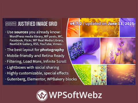 Justified Image Grid - Premium WordPress Gallery