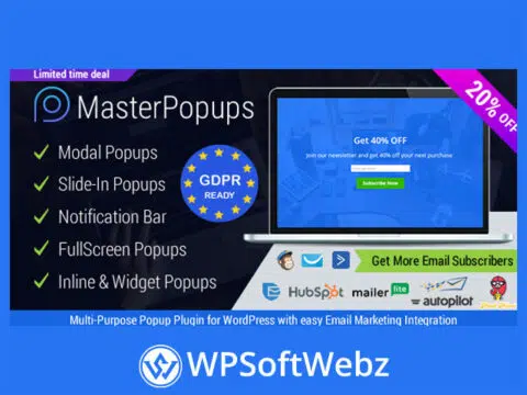 Master Popups - Wordpress Popup Plugin