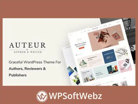 Auteur – WordPress Theme for Authors and Publishers