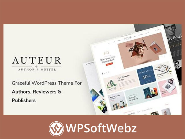 Auteur – WordPress Theme for Authors and Publishers