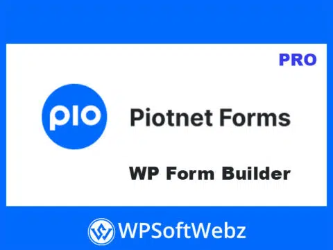 Piotnet Forms Pro WordPress Form Builder Plugin