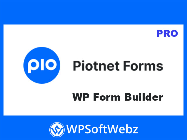 Piotnet Forms Pro WordPress Form Builder Plugin - Latest Version