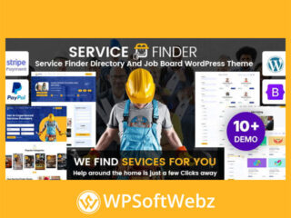 Service Finder - Directory and Job Board WordPress Theme