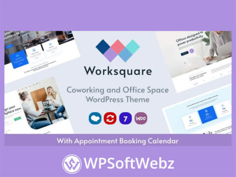 Worksquare - Coworking and Office Space WordPress Theme