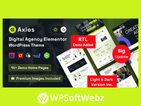 Axios - Digital Agency WordPress Theme