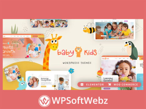 Baby Kids - Education Primary School Children WordPress Theme