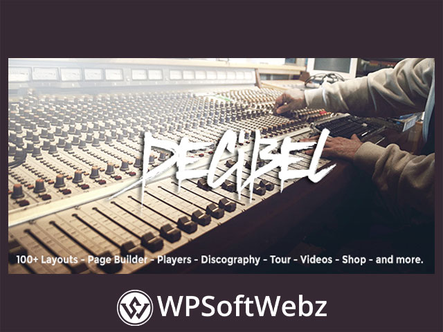 Decibel - Professional Music WordPress Theme