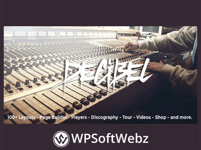 Decibel - Professional Music WordPress Theme