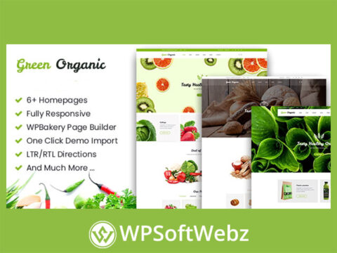 Green organic - WooCommerce WordPress Theme