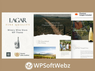 Lagar - Winery Wine Ecommerce Theme