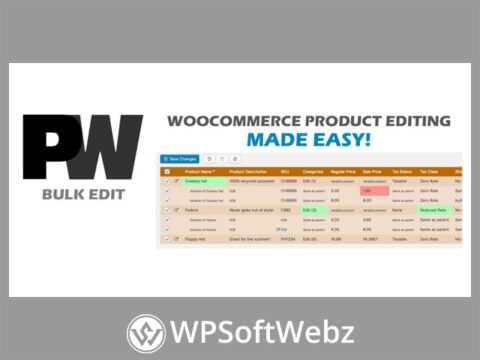 PW WooCommerce Bulk Edit Pro WordPress Plugin