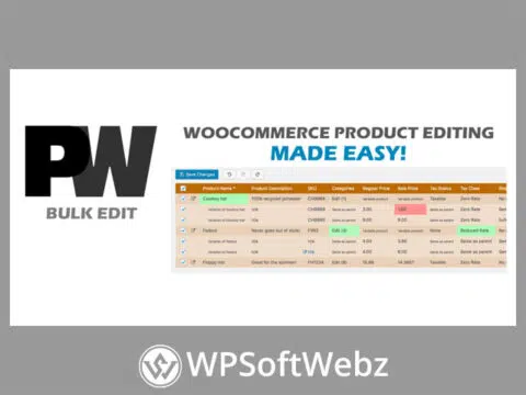 PW WooCommerce Bulk Edit Pro WordPress Plugin