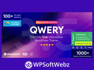 Qwery - Multi-Purpose Business WordPress & WooCommerce Theme + ChatGPT