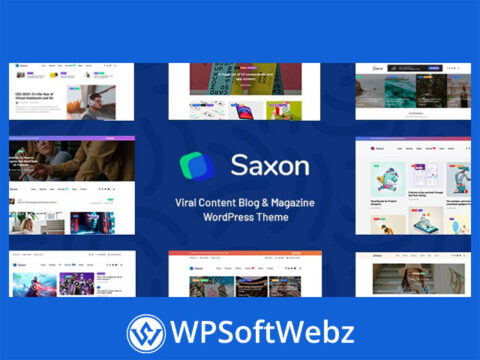 Saxon - Viral Content Blog & Magazine Marketing WordPress Theme