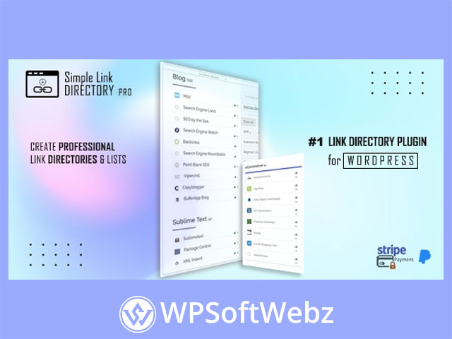Simple Link Directory Pro WordPress Plugin