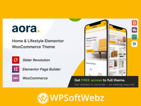 Aora - Home & Lifestyle Elementor WooCommerce Theme