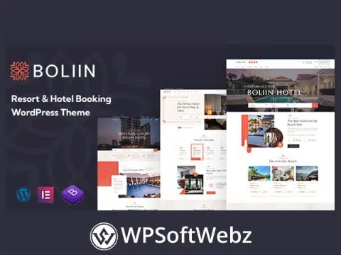 Boliin - Resort & Hotel Booking WordPress Theme