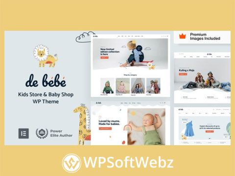 Debebe - Kids Fashion eCommerce WordPress Theme