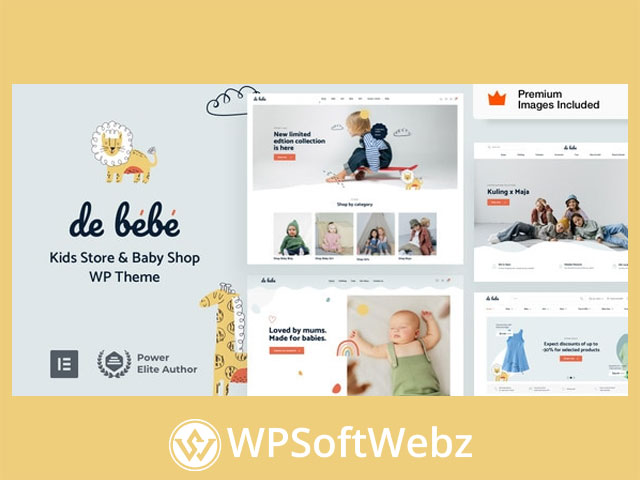 Debebe - Kids Fashion eCommerce WordPress Theme