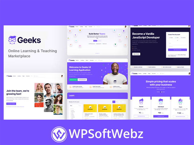 Geeks - Online Learning Marketplace WordPress Theme
