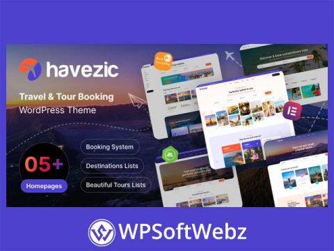 Havezic - Travel & Tour Booking WordPress Theme